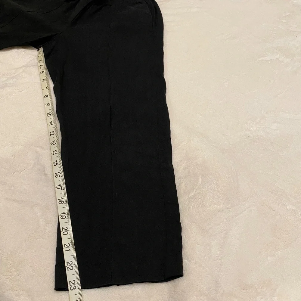 Aritzia Babaton Errol Linen Blend Drawstring Pants 16367